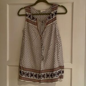 Max Studio boho sleeveless top - size medium